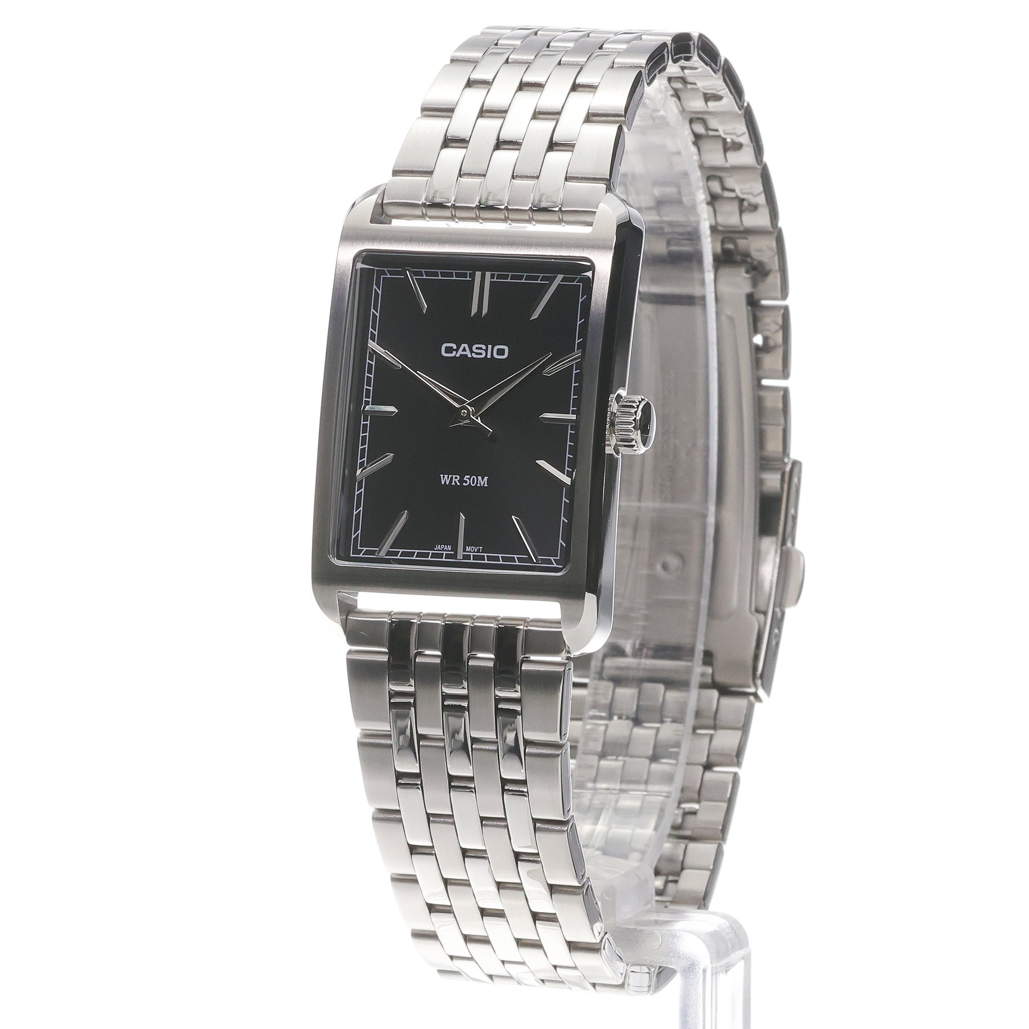 Casio MTP-B215D-1AVER zegarek srebrny klasyczny Klasyczne bransoleta - miniatura 2