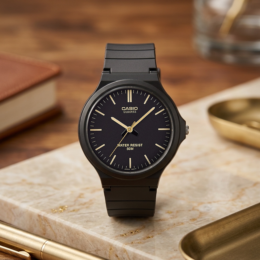 Casio MW-240-1E2VEF męski zegarek Klasyczne pasek