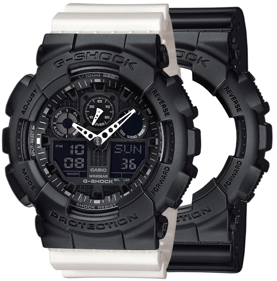 Casio SET GA-100-1A1ER + BEZEL 10358741 + PASEK 10366715 - miniatura 1