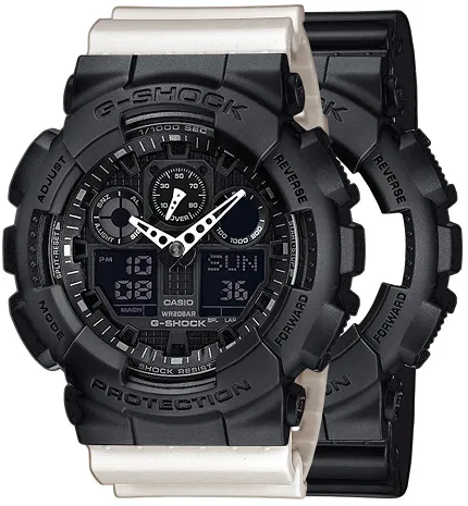 Casio SET GA-100-1A1ER + BEZEL 10358741 + PASEK 10395227