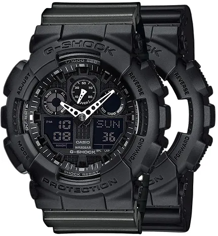 Casio SET GA-100-1A1ER + BEZEL 10358741 + PASEK 10467764 - zdjęcie 1