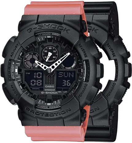 Casio SET GA-100-1A1ER + BEZEL 10358741 + PASEK 10498150 - zdjęcie 1
