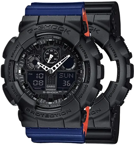 Casio SET GA-100-1A1ER + BEZEL 10358741 + PASEK 10527467 - zdjęcie 1