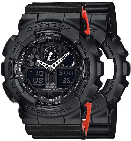 Casio SET GA-100-1A1ER + BEZEL 10358741 + PASEK 10577142