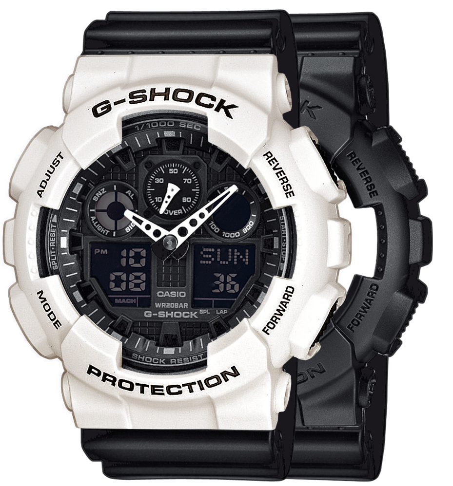  Casio G-SHOCK SET GA-100-1A1ER + BEZEL 10395292 + PASEK 10347688 