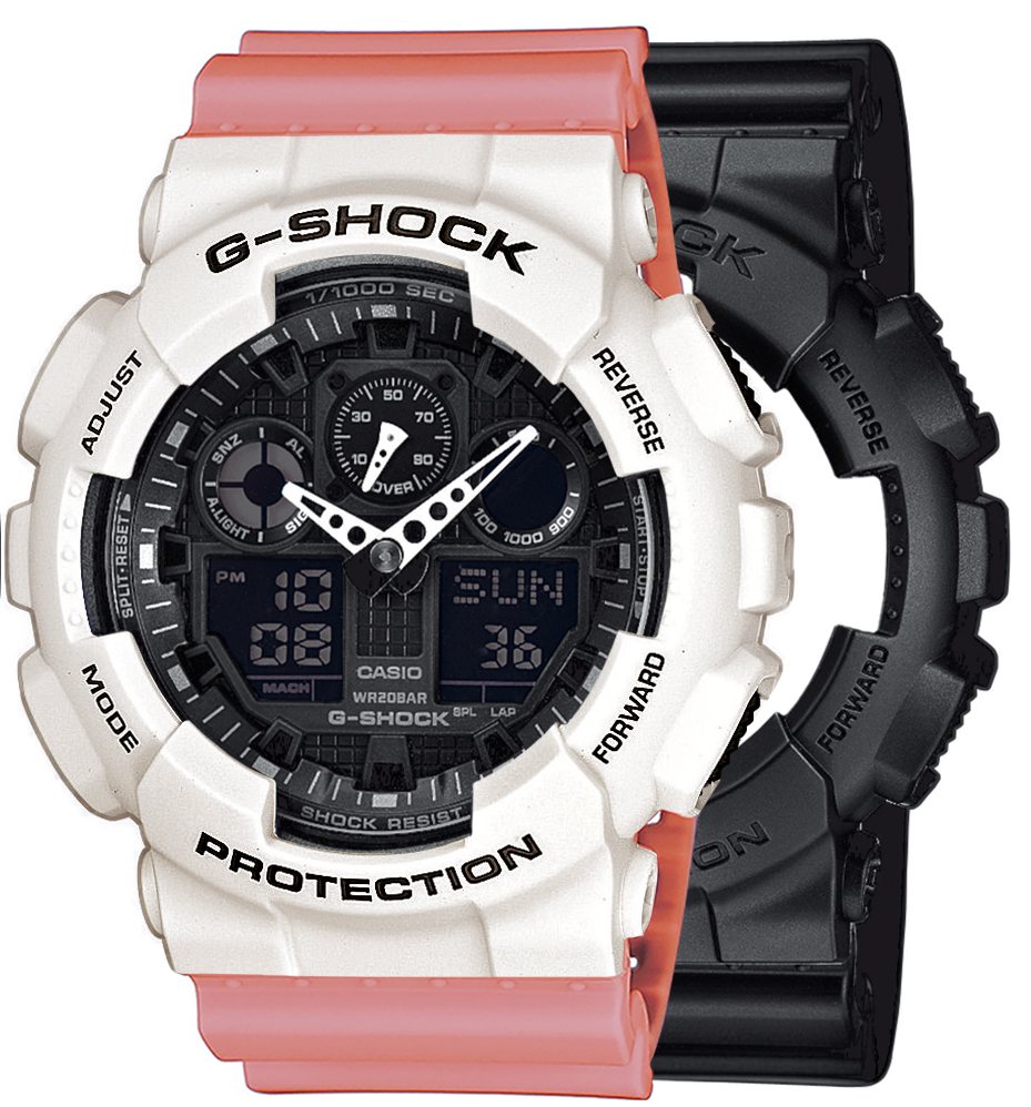 Casio SET GA-100-1A1ER + BEZEL 10395292 + PASEK 10498150 - miniatura 1