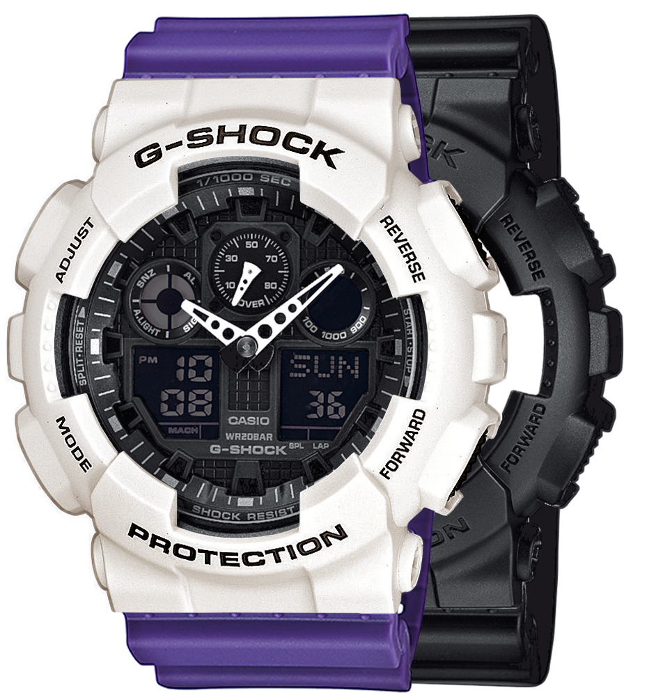  Casio G-SHOCK SET GA-100-1A1ER + BEZEL 10395292 + PASEK 10498156 