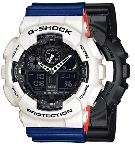 Casio SET GA-100-1A1ER + BEZEL 10395292 + PASEK 10527467