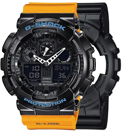 Casio SET GA-100-1A1ER + BEZEL 10407691 + PASEK 10457913 - zdjęcie 1
