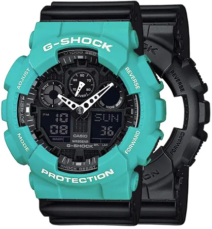 Casio SET GA-100-1A1ER + BEZEL 10410475 + PASEK 10347688 - zdjęcie 1