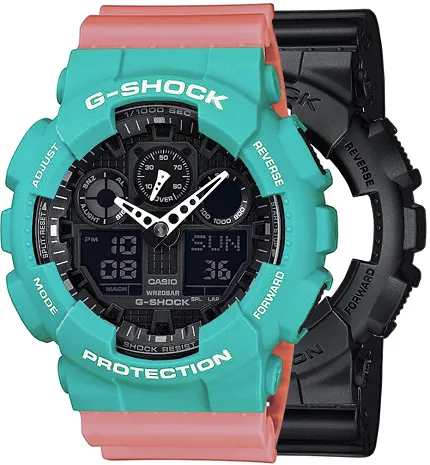 Casio SET GA-100-1A1ER + BEZEL 10410475 + PASEK 10498150