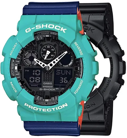 Casio SET GA-100-1A1ER + BEZEL 10410475 + PASEK 10527467 - zdjęcie 1