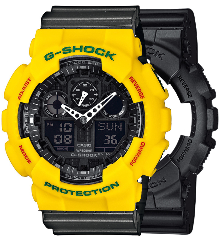 Casio SET GA-100-1A1ER + BEZEL 10414779 + PASEK 10467764 - miniatura 1
