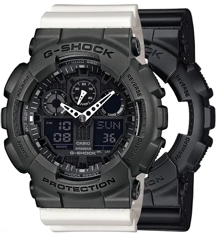 Casio SET GA-100-1A1ER + BEZEL 10467795 + PASEK 10366715 - zdjęcie 1