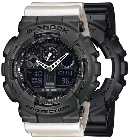 Casio SET GA-100-1A1ER + BEZEL 10467795 + PASEK 10395227 - zdjęcie 1
