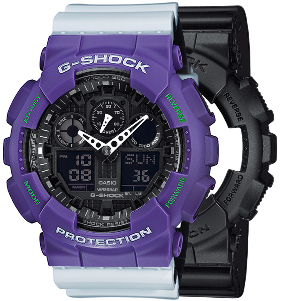 Casio SET GA-100-1A1ER + BEZEL 10498250 + PASEK 10527469