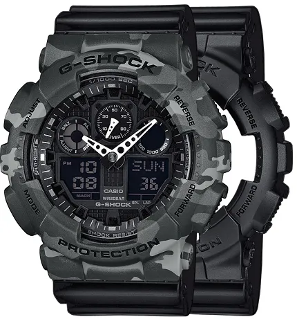 Casio SET GA-100-1A1ER + BEZEL 10507071 + PASEK 10347688
