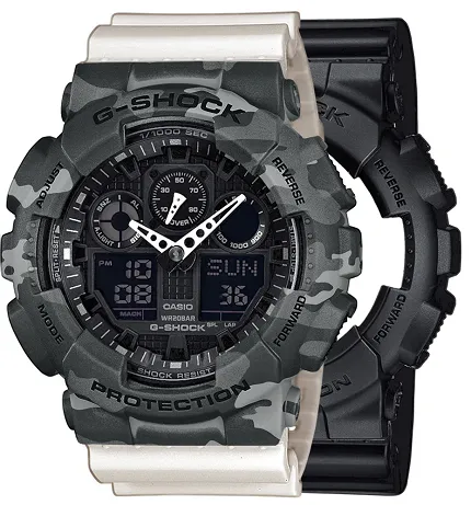 Casio SET GA-100-1A1ER + BEZEL 10507071 + PASEK 10366715 - zdjęcie 1