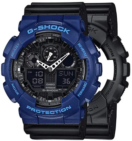 Casio SET GA-100-1A1ER + BEZEL 10527398 + PASEK 10347688 - zdjęcie 1