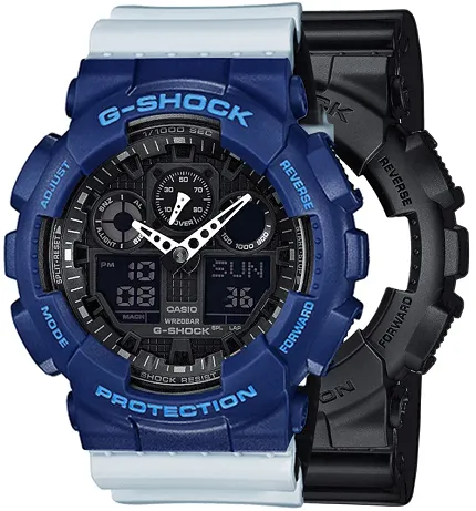 Casio SET GA-100-1A1ER + BEZEL 10527398 + PASEK 10527469 - zdjęcie 1