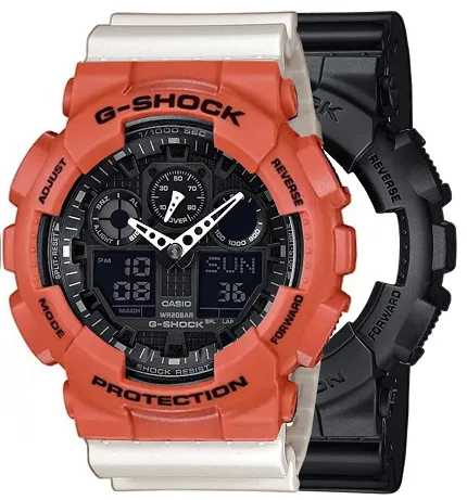 Casio SET GA-100-1A1ER + BEZEL 10527399 + PASEK 10395227