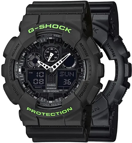 Casio SET GA-100-1A1ER + BEZEL 10540166 + PASEK 10347688 - zdjęcie 1