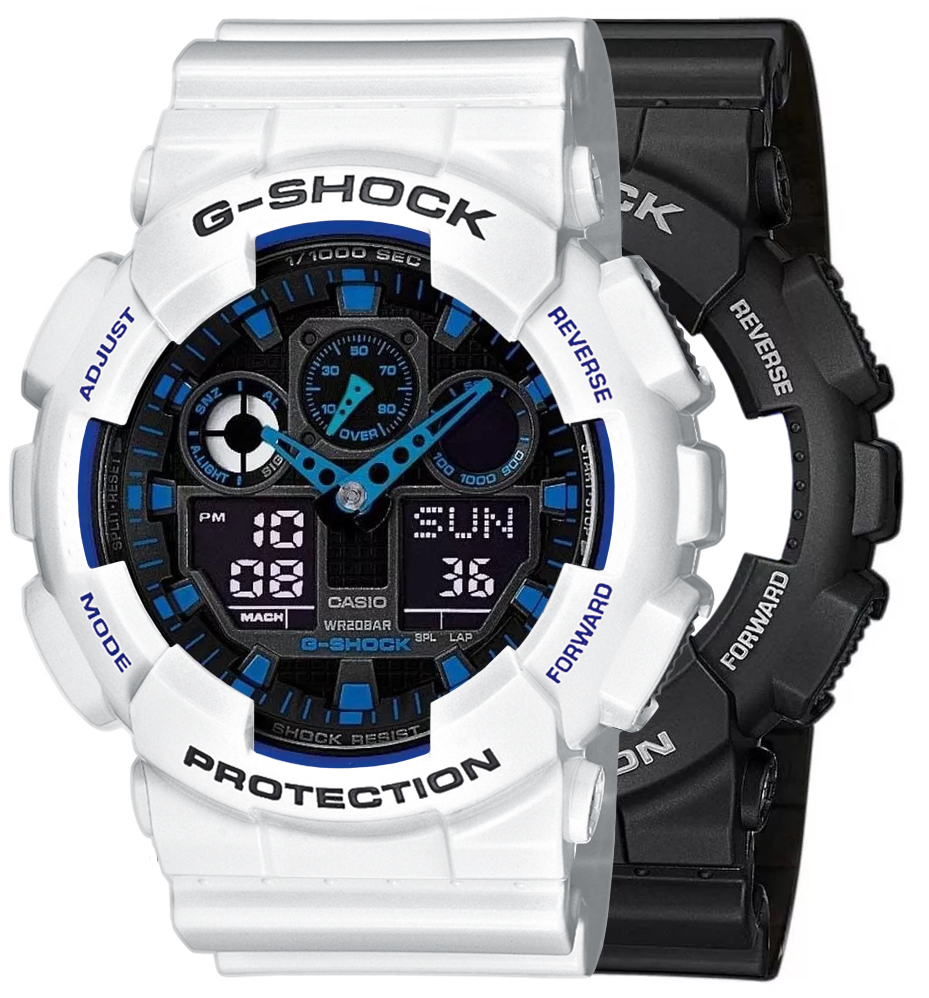  Casio G-SHOCK SET GA-100-1A2ER + BEZEL 10347600 + PASEK 10347710 