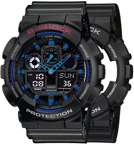 Casio SET GA-100-1A2ER + BEZEL 10378531 + PASEK 10467764 - zdjęcie 1