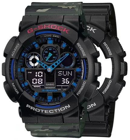Casio SET GA-100-1A2ER + BEZEL 10378531 + PASEK 10561429 - zdjęcie 1
