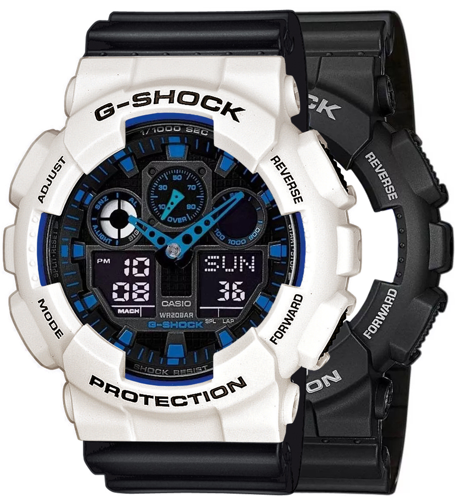 Casio SET GA-100-1A2ER + BEZEL 10395292 + PASEK 10347688