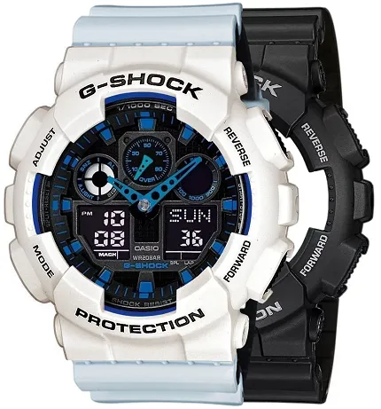 Casio SET GA-100-1A2ER + BEZEL 10395292 + PASEK 10527469