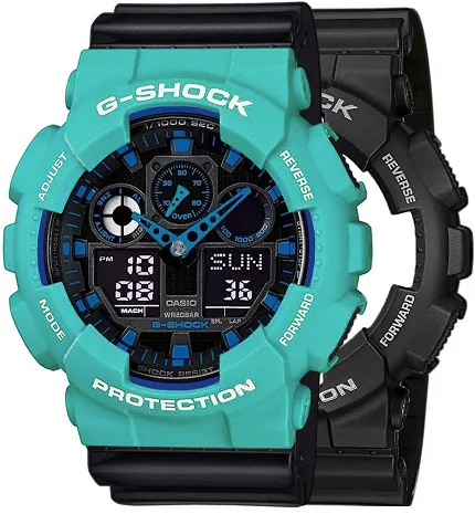 Casio SET GA-100-1A2ER + BEZEL 10410475 + PASEK 10347688 - zdjęcie 1