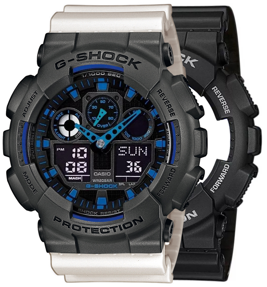 Casio SET GA-100-1A2ER + BEZEL 10467795 + PASEK 10395227 - miniatura 1