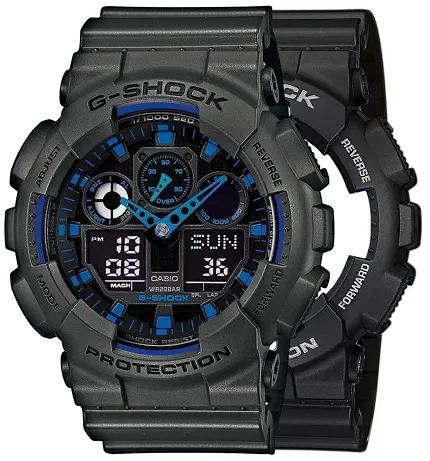 Casio SET GA-100-1A2ER + BEZEL 10467795 + PASEK 10467764 - zdjęcie 1