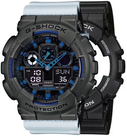 Casio SET GA-100-1A2ER + BEZEL 10467795 + PASEK 10527469 - zdjęcie 1