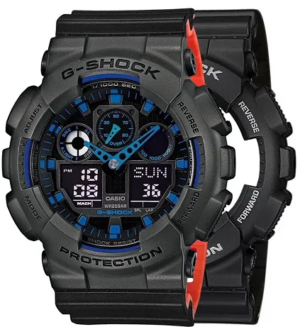 Casio SET GA-100-1A2ER + BEZEL 10467795 + PASEK 10577142