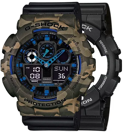 Casio SET GA-100-1A2ER + BEZEL 10507070 + PASEK 10347688 - zdjęcie 1