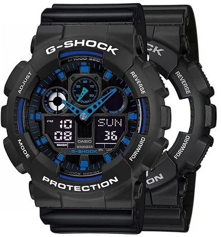 Casio SET GA-100-1A2ER + BEZEL 10508136 + PASEK 10347688