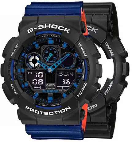 Casio SET GA-100-1A2ER + BEZEL 10508136 + PASEK 10527467 - zdjęcie 1
