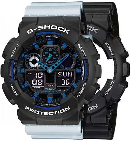 Casio SET GA-100-1A2ER + BEZEL 10508136 + PASEK 10527469 - zdjęcie 1