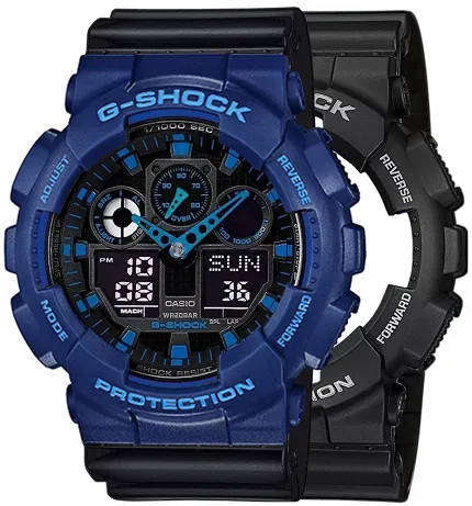 Casio SET GA-100-1A2ER + BEZEL 10527398 + PASEK 10347688 - zdjęcie 1
