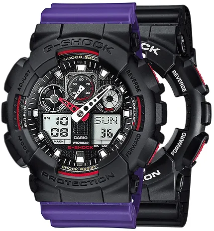 Casio SET GA-100-1A4ER + BEZEL 10358741 + PASEK 10498156 - zdjęcie 1
