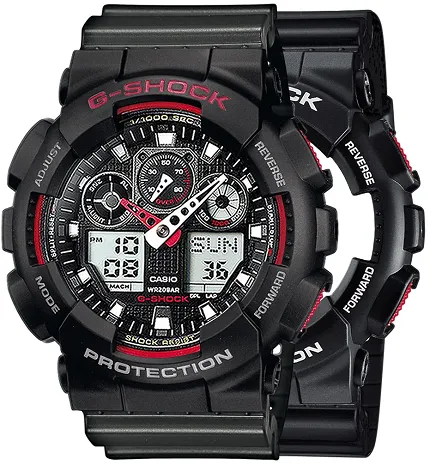 Casio SET GA-100-1A4ER + BEZEL 10378531 + PASEK 10467764 - zdjęcie 1