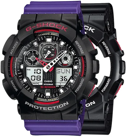Casio SET GA-100-1A4ER + BEZEL 10378531 + PASEK 10498156 - zdjęcie 1