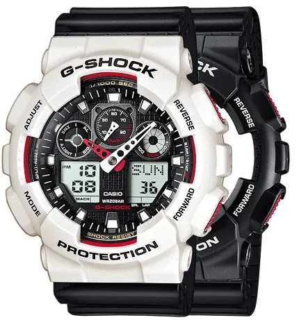 Casio SET GA-100-1A4ER + BEZEL 10395292 + PASEK 10347688