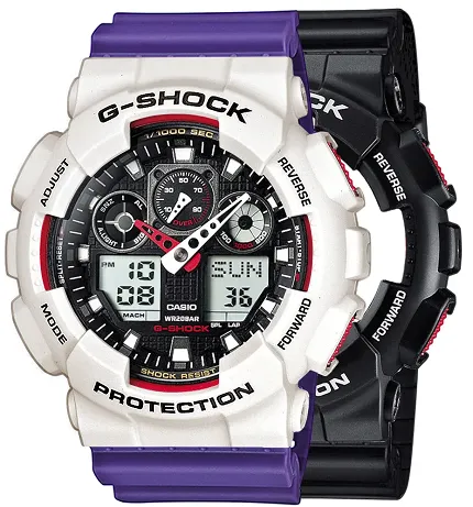 Casio SET GA-100-1A4ER + BEZEL 10395292 + PASEK 10498156 - zdjęcie 1