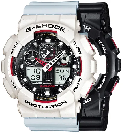 Casio SET GA-100-1A4ER + BEZEL 10395292 + PASEK 10527469