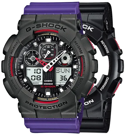 Casio SET GA-100-1A4ER + BEZEL 10467795 + PASEK 10498156 - zdjęcie 1