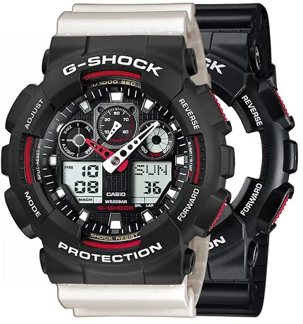 Casio SET GA-100-1A4ER + BEZEL 10508136 + PASEK 10395227