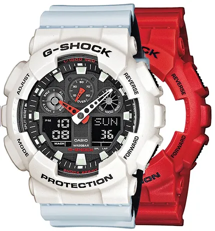 Casio SET GA-100B-4AER + BEZEL 10395292 + PASEK 10527469 - zdjęcie 1